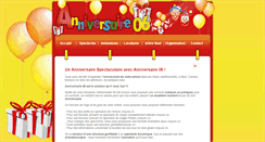 Desktop Screenshot of anniversaire06.fr